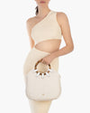 MY WAY STRAW BAG White Mix Eric Javit