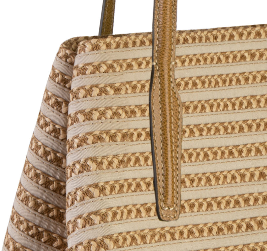 SQUISHEE® ISLA STRAW BAG OriginalPeanut Eric Javits