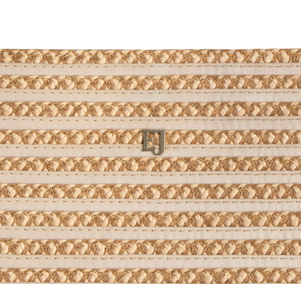 SQUISHEE® ISLA STRAW BAG OriginalPeanut Eric Javits