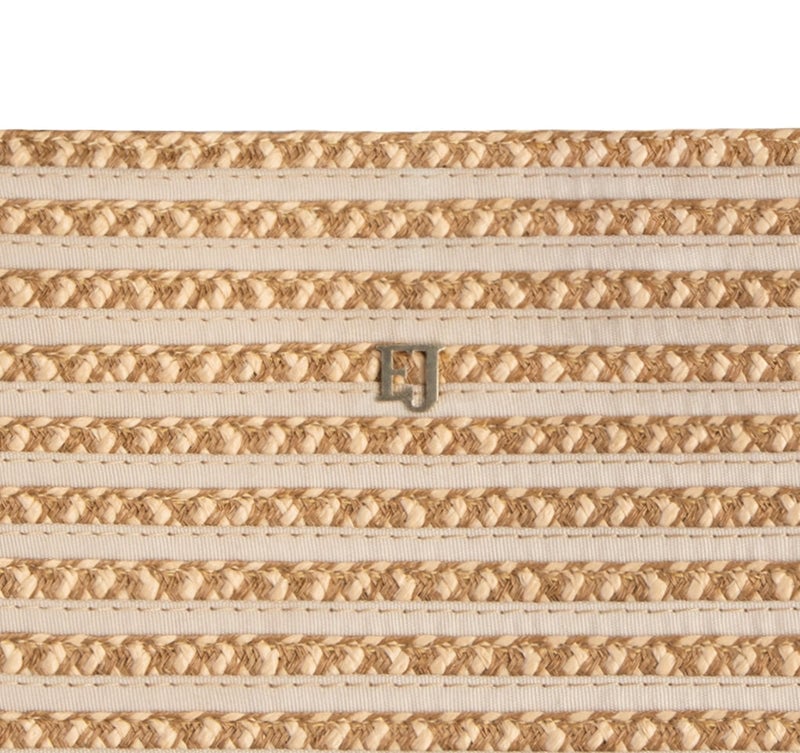 SQUISHEE® ISLA STRAW BAG OriginalPeanut Eric Javits