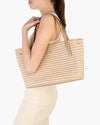 SQUISHEE® ISLA STRAW BAG OriginalPeanut Eric Javits