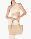 SQUISHEE® ISLA STRAW BAG OriginalPeanut Eric Javits