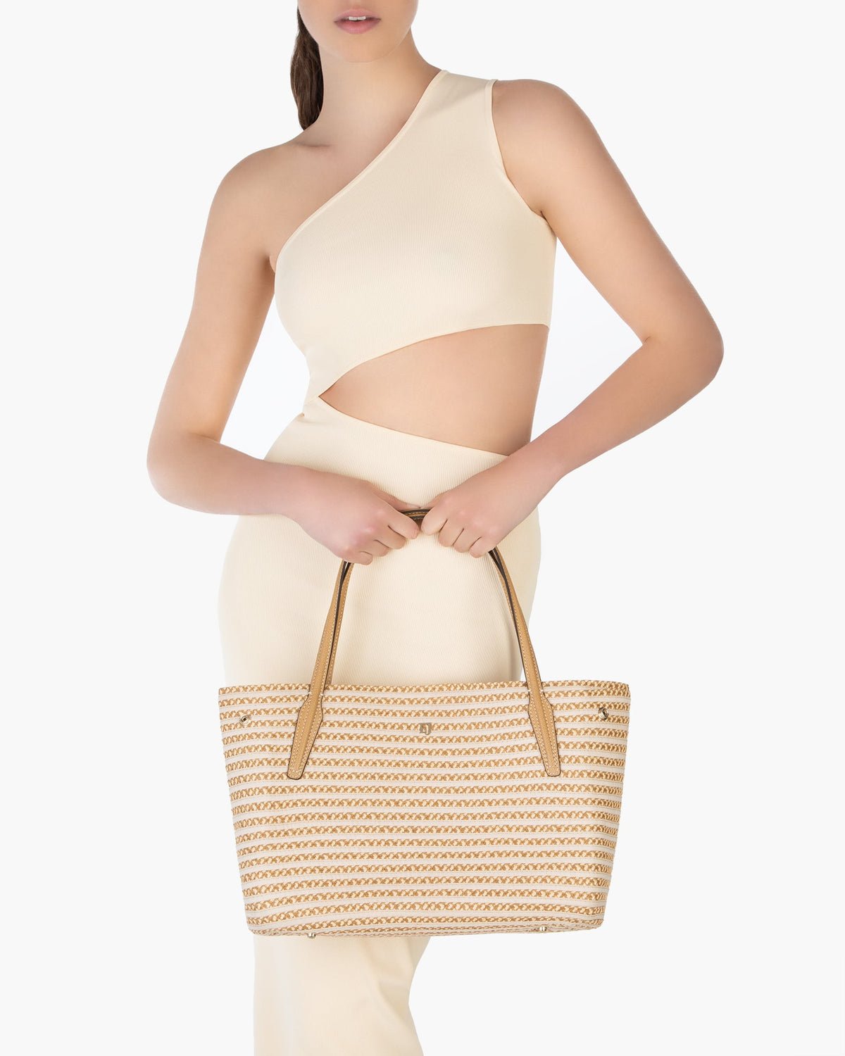 SQUISHEE® ISLA STRAW BAG OriginalPeanut Eric Javits
