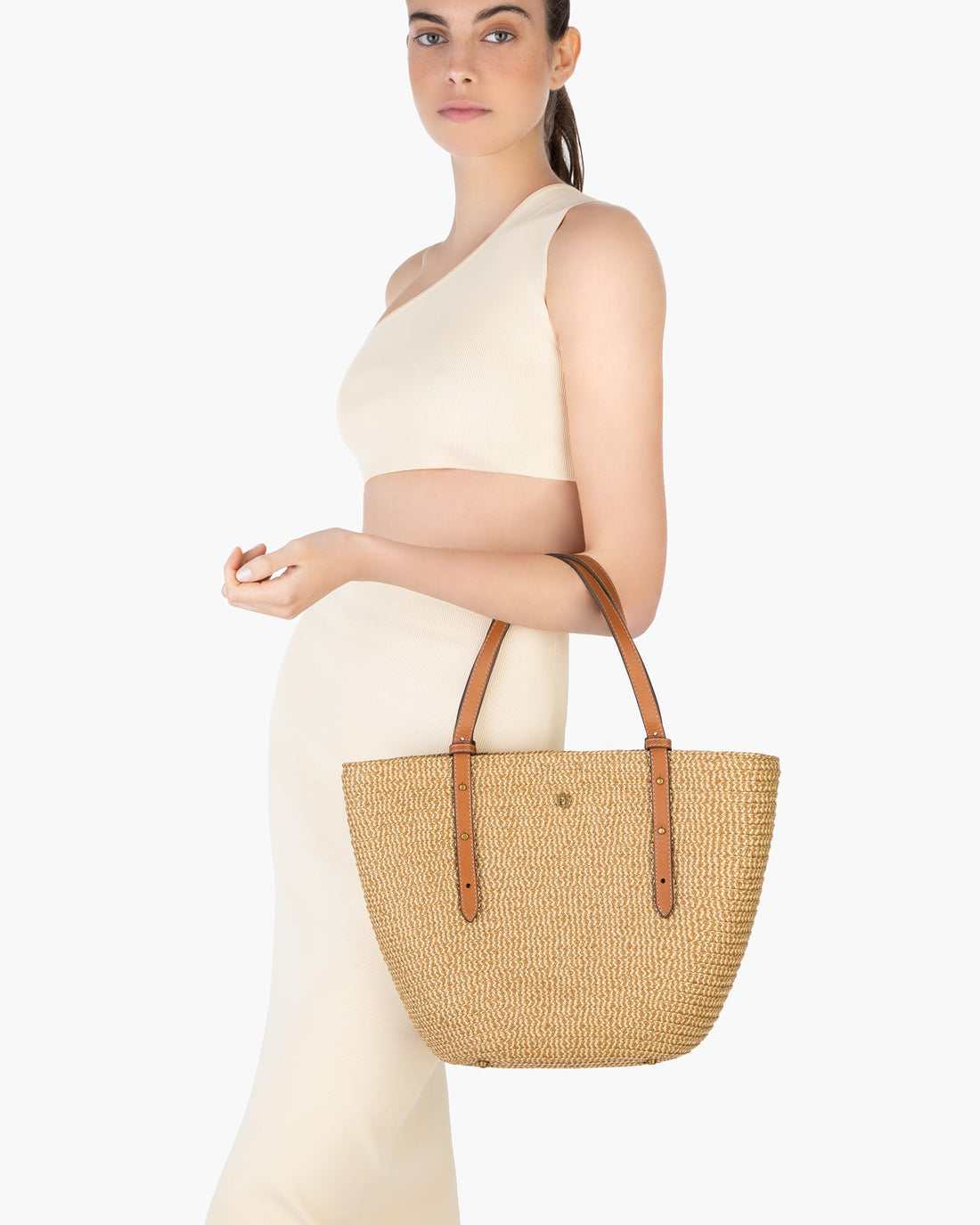 Eureka Squishee® Straw Bag Natural｜ Mid-Size Handbag ｜Eric Javits ...
