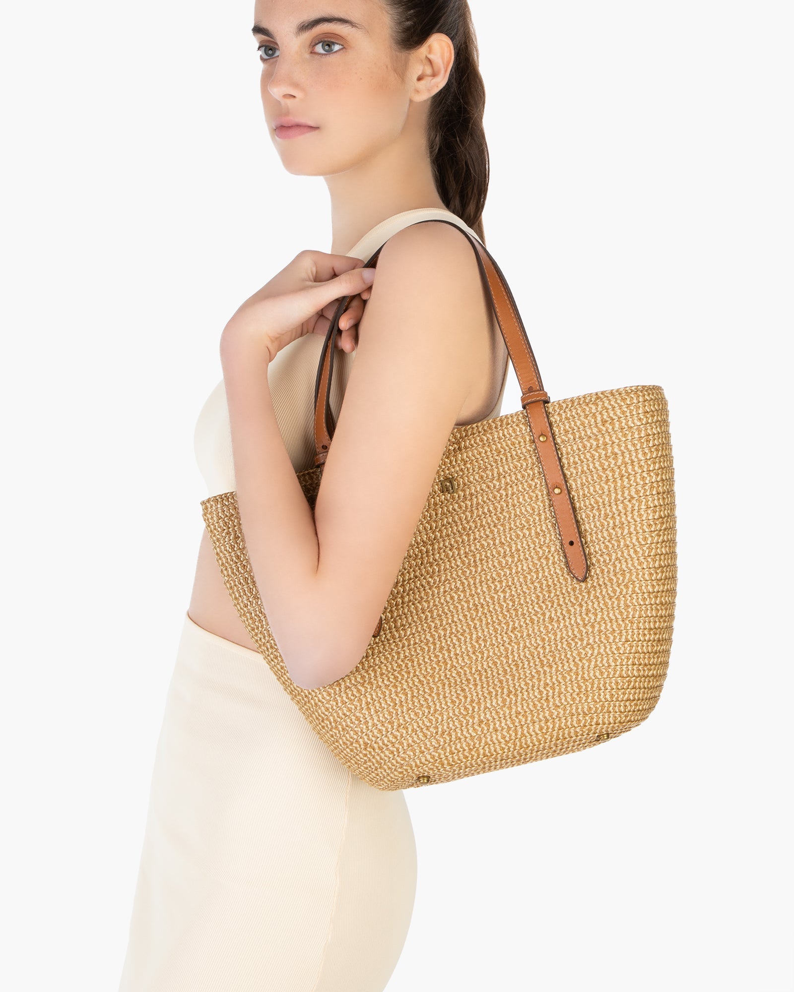 Eureka Squishee® Bag Natural I Straw Tote Bag | Eric Javits