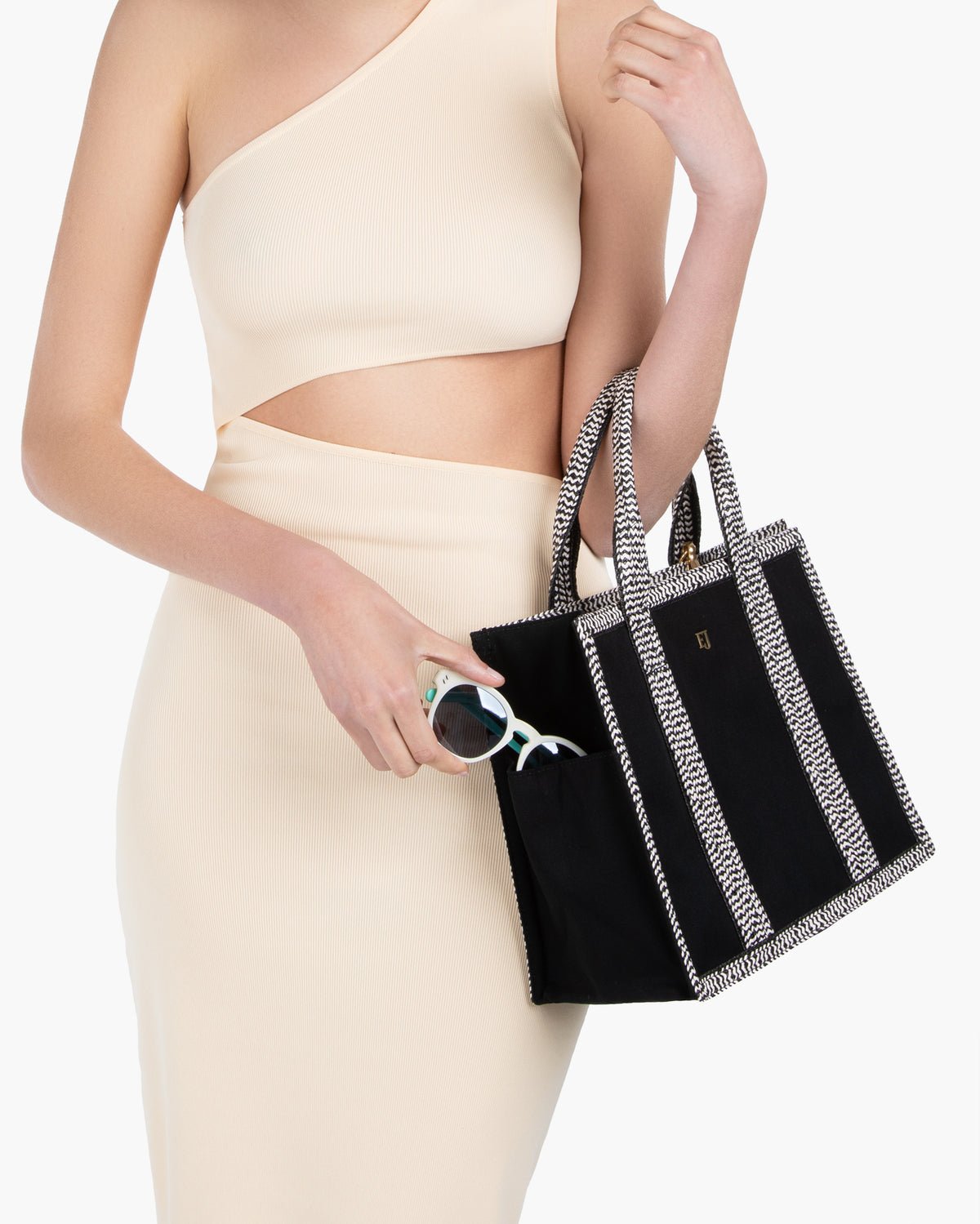 LIL COTE D'AZUR Black/Cream Eric Javits