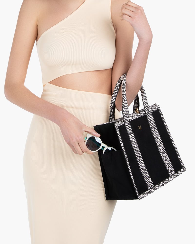 LIL COTE D'AZUR Black/Cream Eric Javits