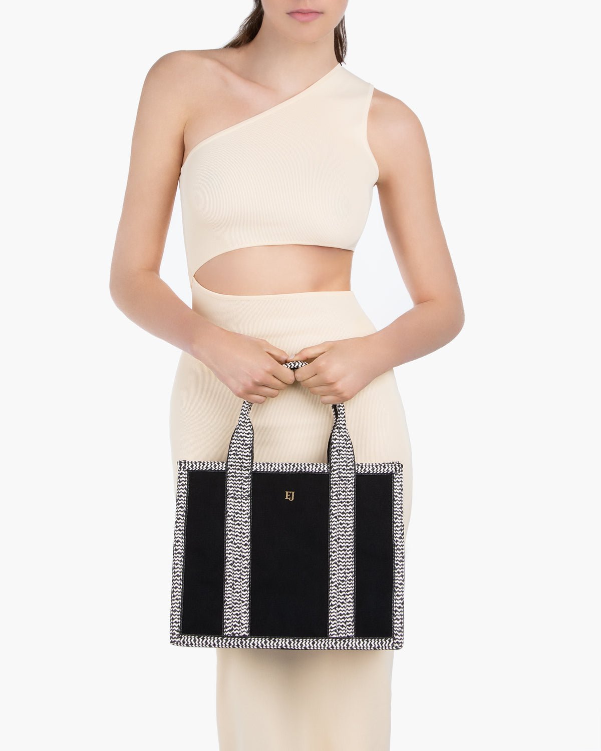 LIL COTE D'AZUR Black/Cream Eric Javits