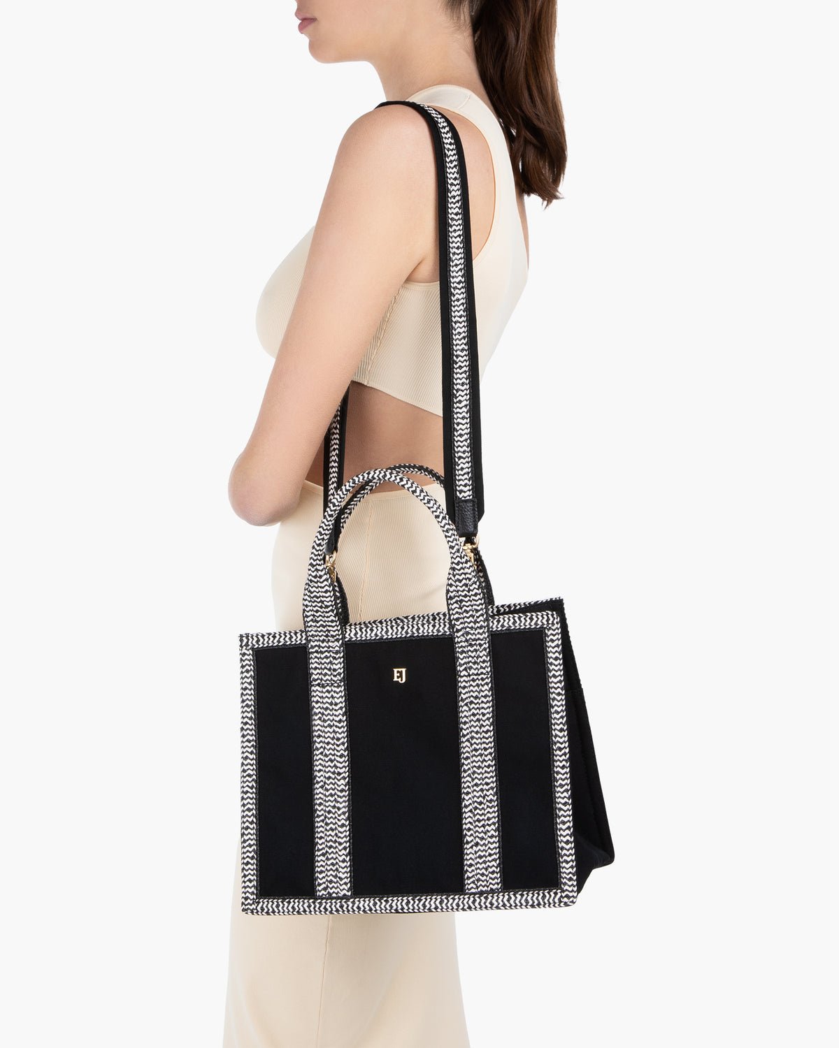 LIL COTE D'AZUR Black/Cream Eric Javits