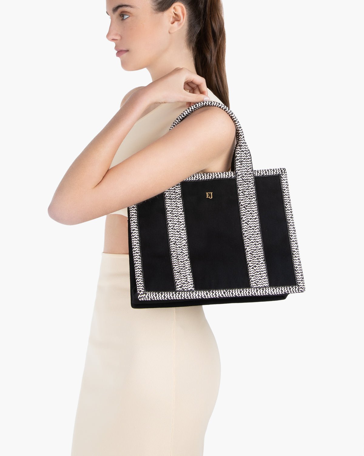 LIL COTE D'AZUR Black/Cream Eric Javits