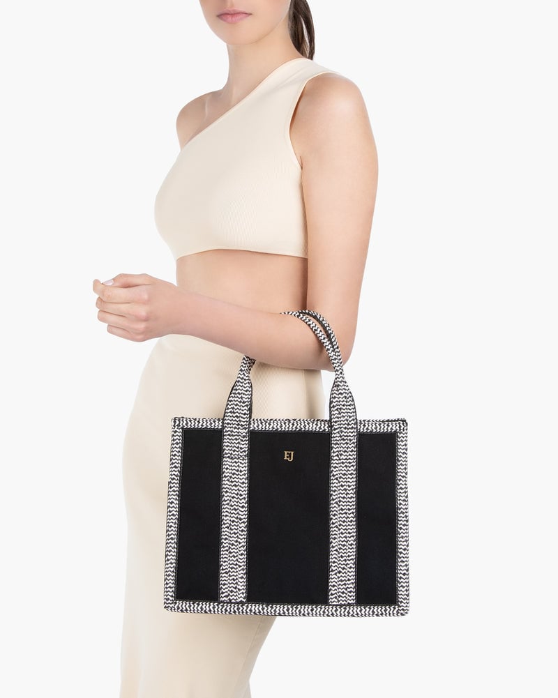 LIL COTE D'AZUR Black/Cream Eric Javits