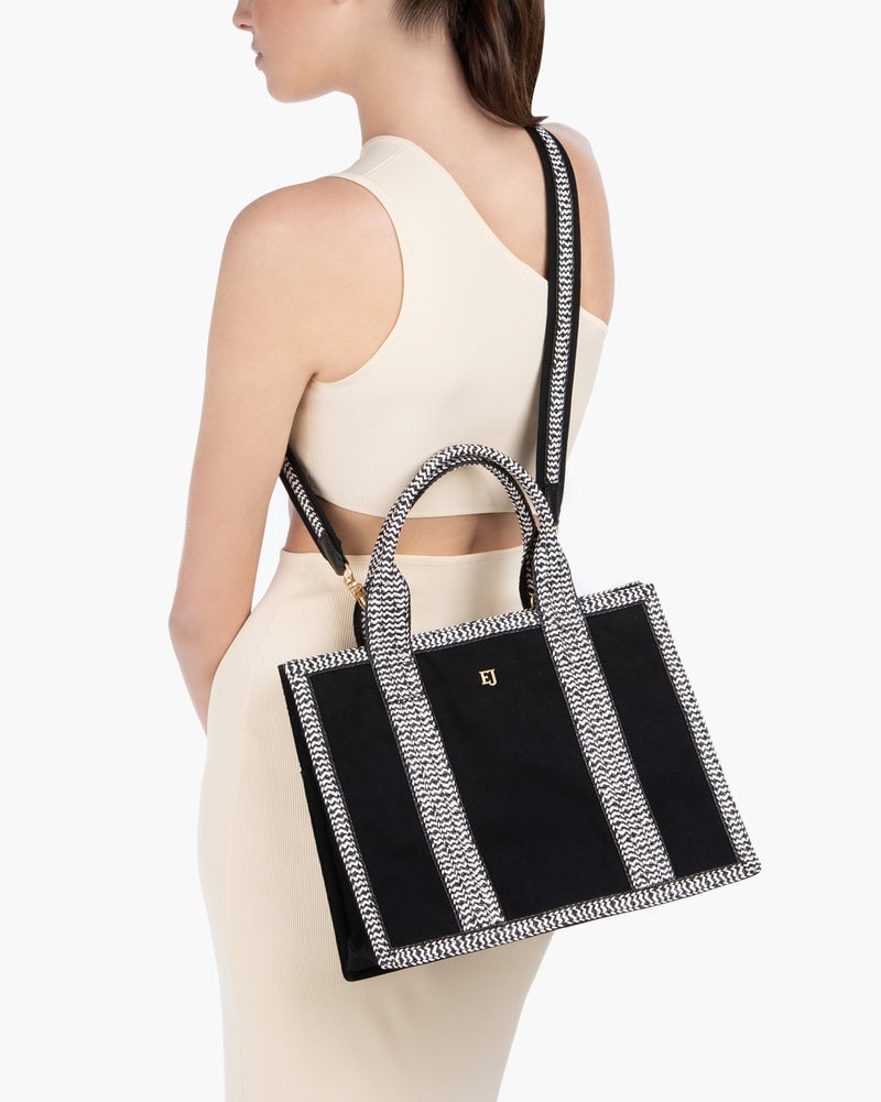 LIL COTE D'AZUR Black/Cream Eric Javits