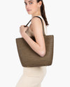 SQUISHEE® TOTE II Natural/Black Eric Javits