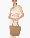 SQUISHEE® TOTE II Tabac Speckle Eric Javits