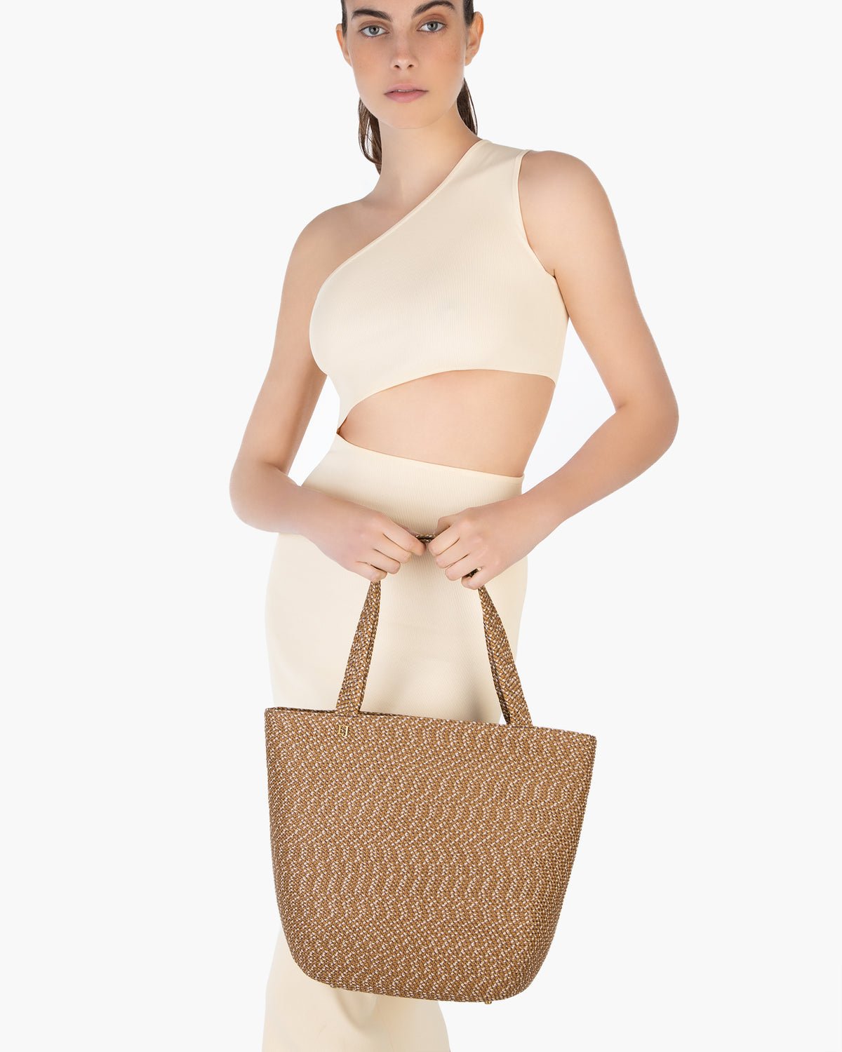 SQUISHEE® TOTE II Tabac Speckle Eric Javits