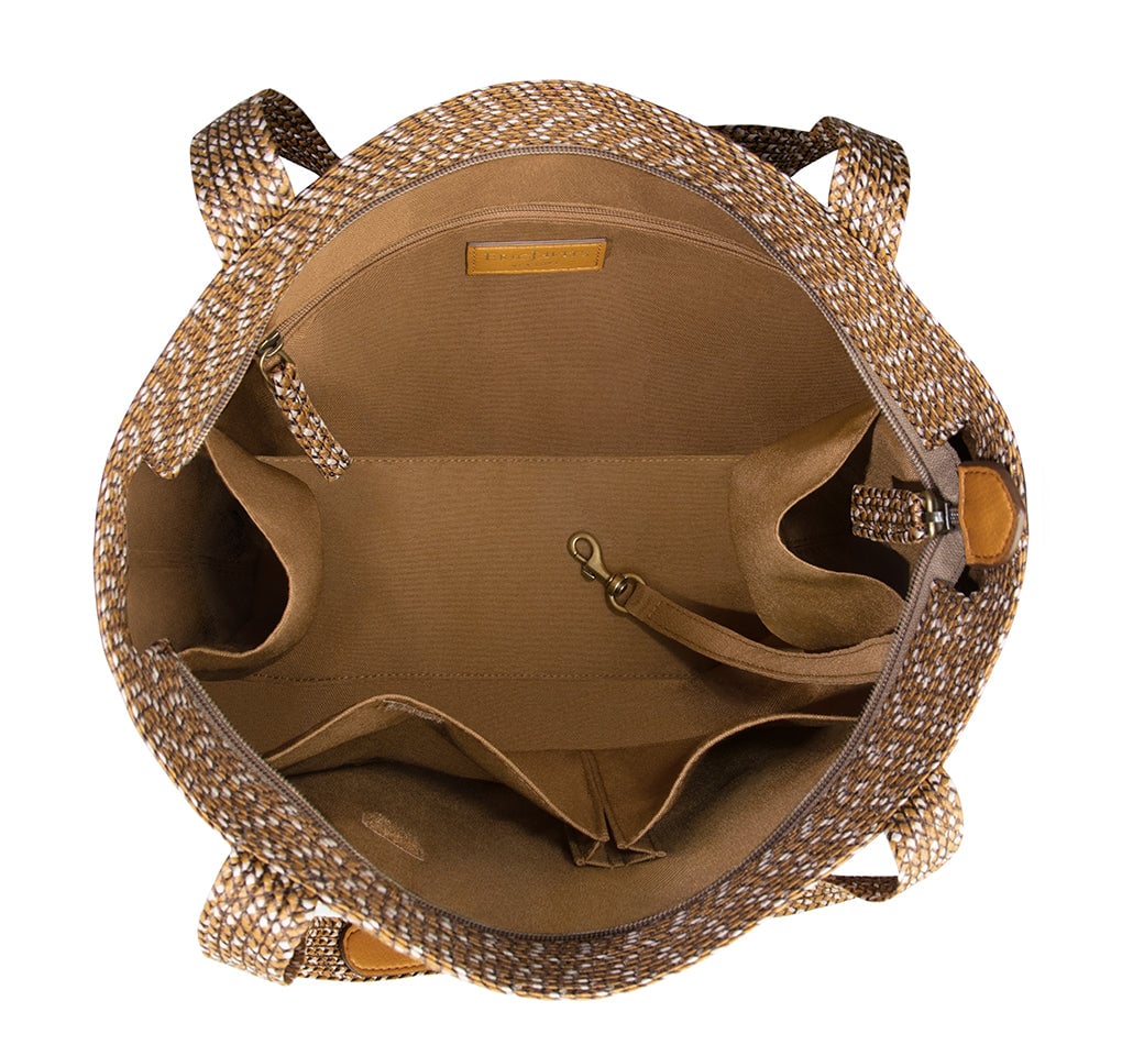 SQUISHEE® TOTE II Tabac Speckle Eric Javits