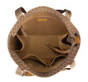 SQUISHEE® TOTE II Tabac Speckle Eric Javits