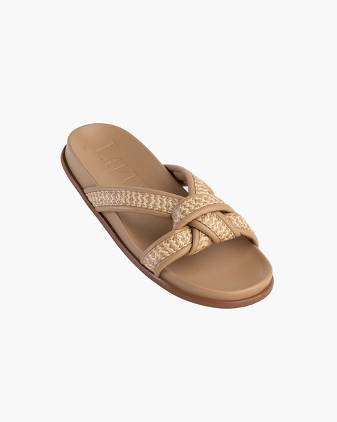 Notti Women's Summer Shoe Peanut | Squishee® Straw | Eric Javits