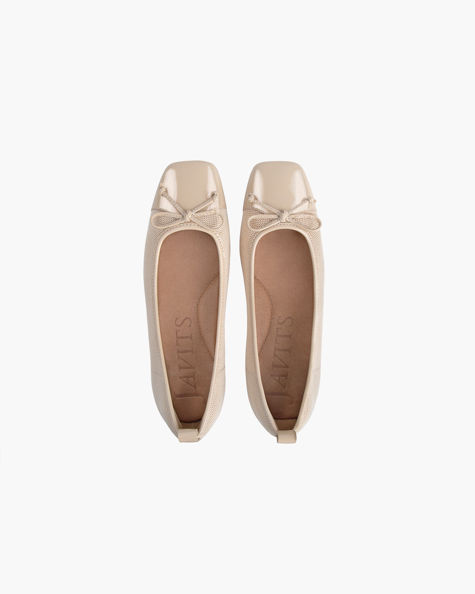 Parris Beige | Women's Flat Summer Ballerina | Eric Javits