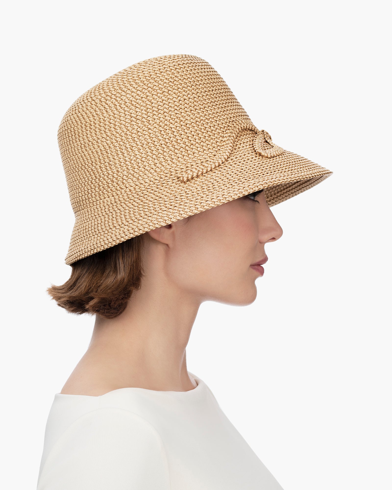 Bow Cloche Peanut Eric Javits