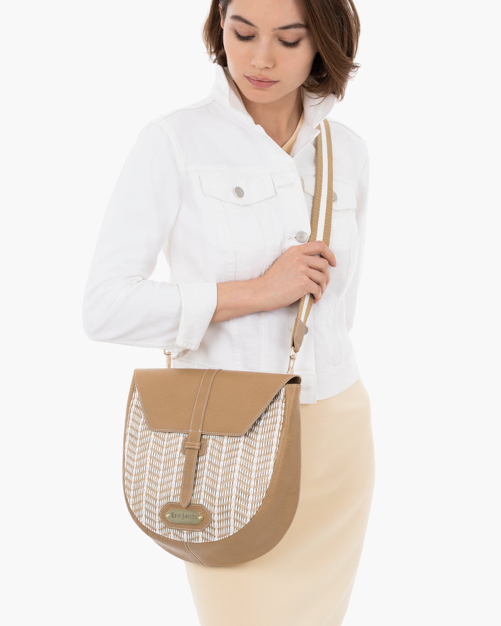 Palm Pouch White Mix Eric Javits