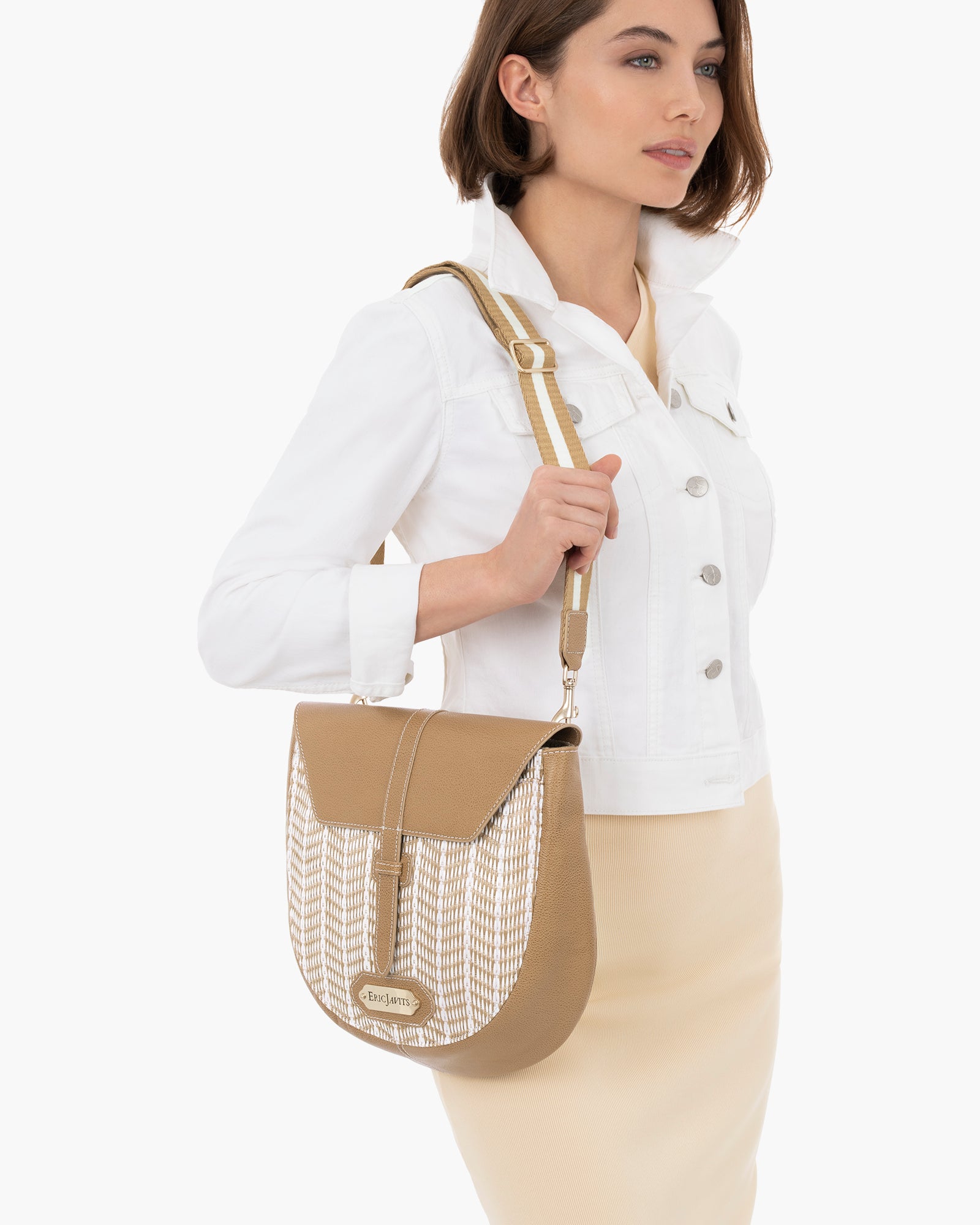 Palm Pouch White Mix Eric Javits