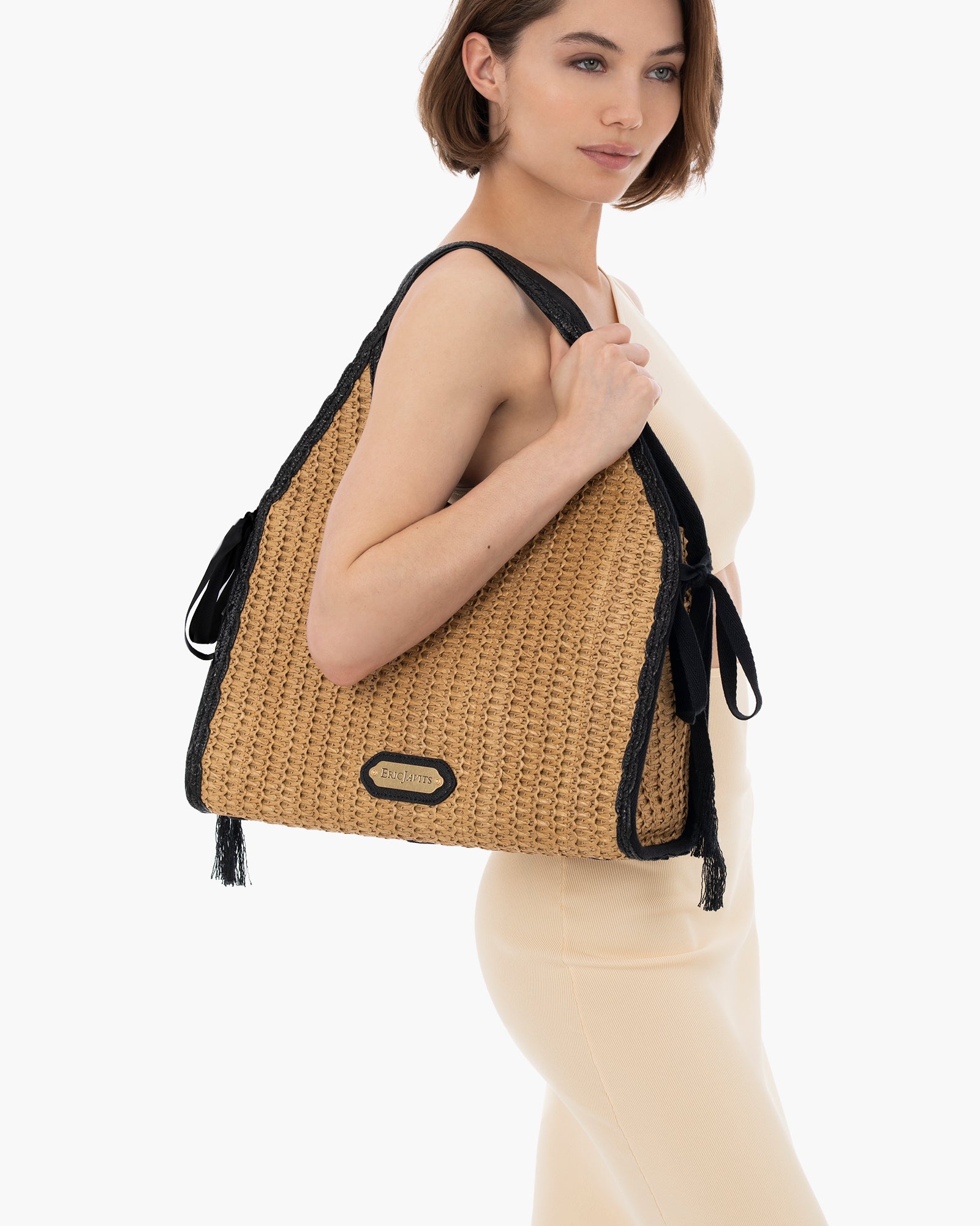 美品！MANIFATTURA•CECCRELLI ウィークエンダーバック Sweetie Bag | Large Size Shopper Bag | Eric Javits