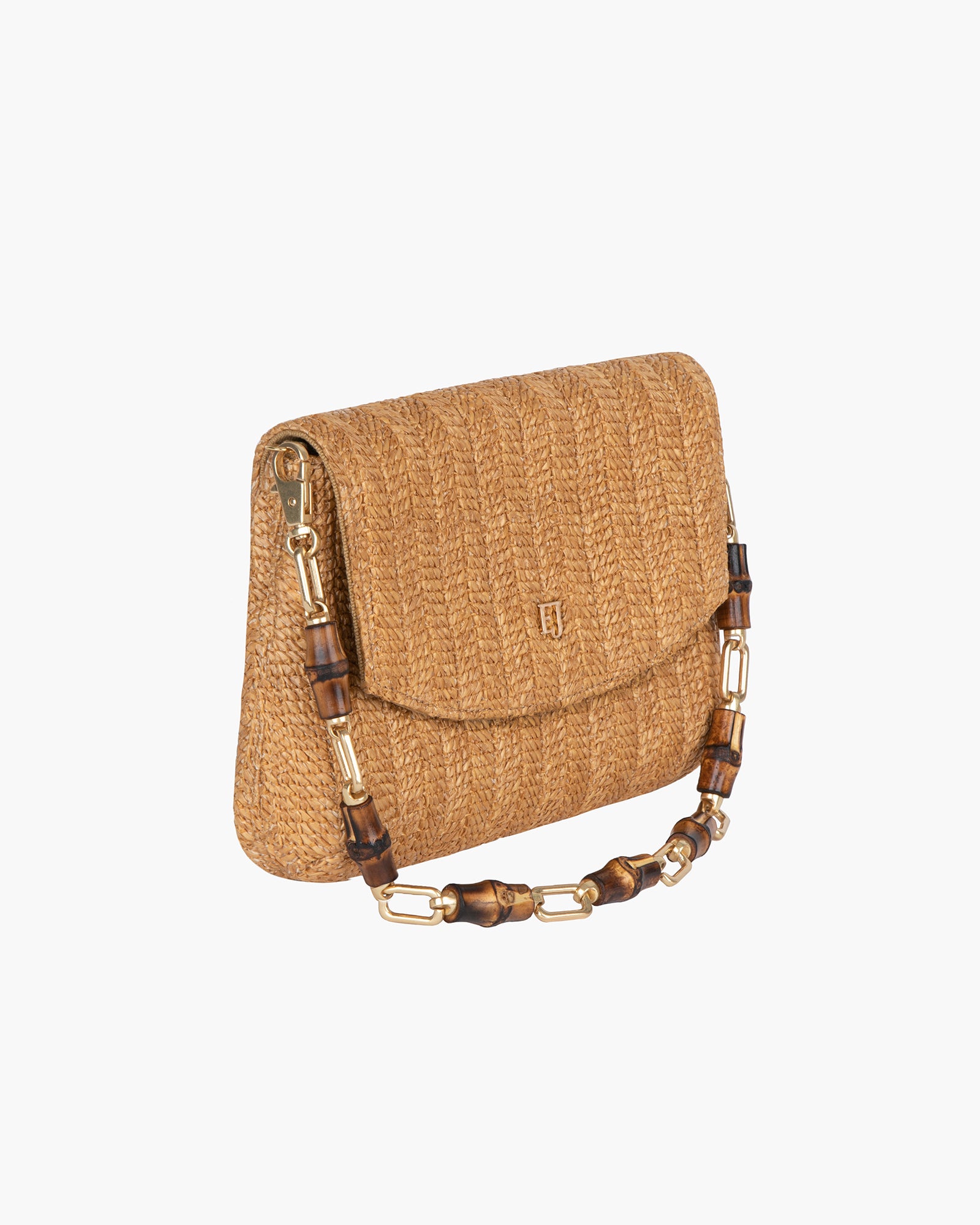 Nebu Flap Pouch | Bamboo Chain Handle | Eric Javits