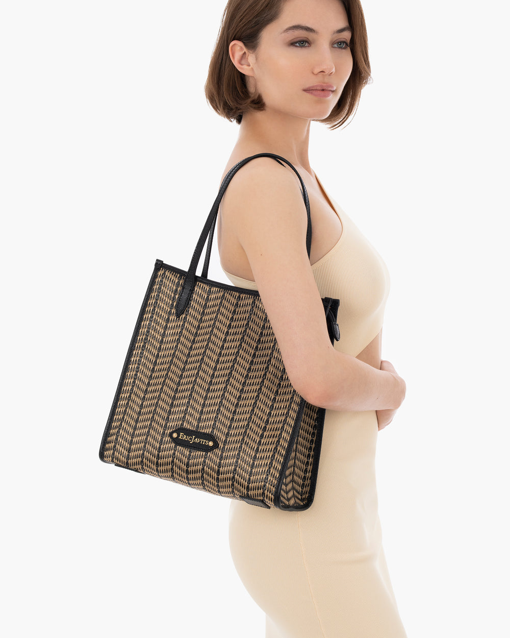 Biza Shoulder Tote | Mid-Size Bag | Minimalist Style | Eric Javits ...