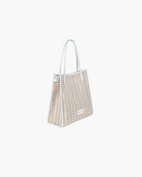 Biza Shoulder Tote White Mix Eric Javits