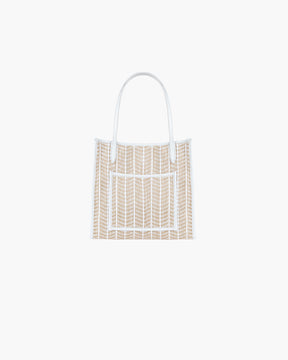 Biza Shoulder Tote White Mix Eric Javits