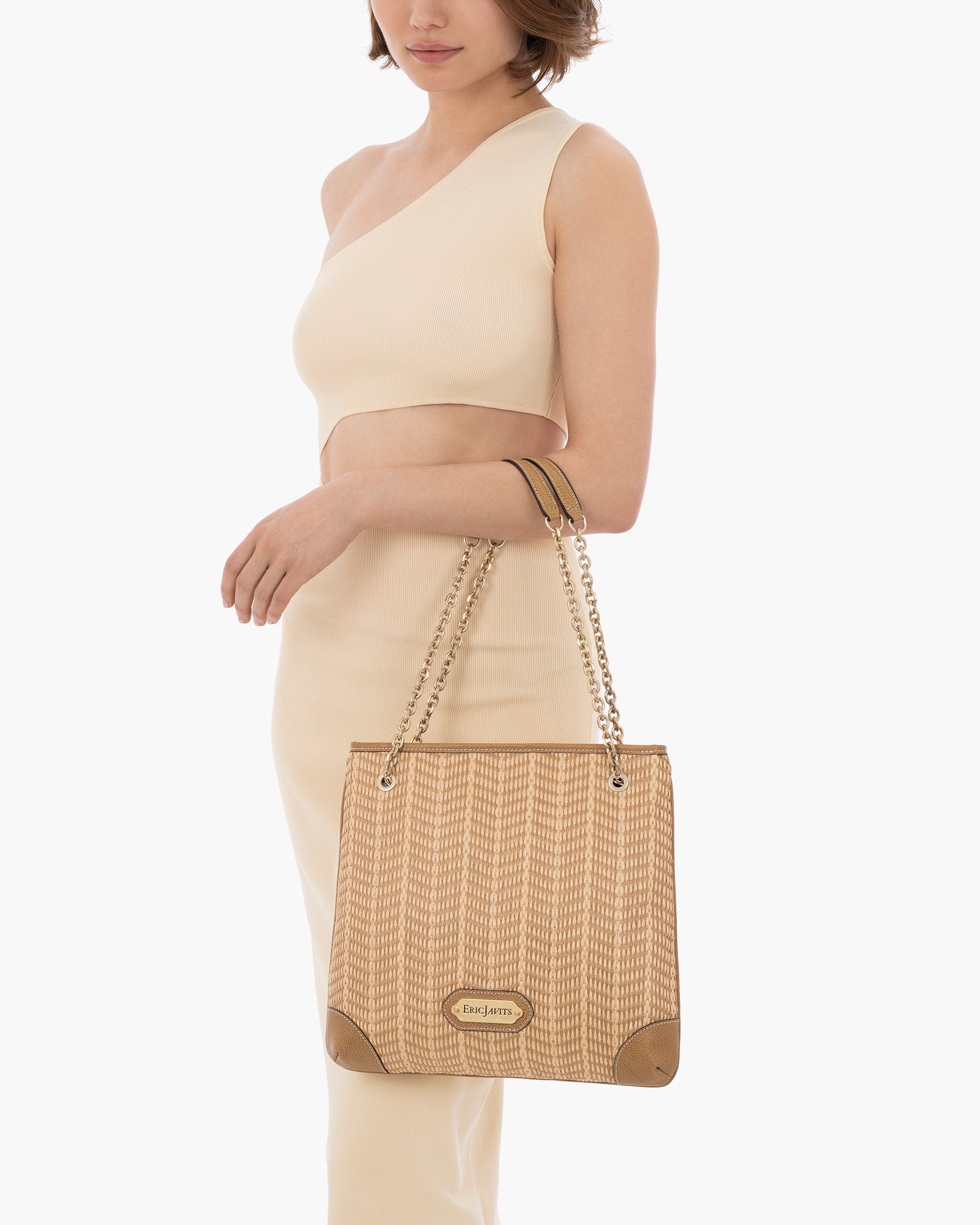 Antibes | Raffia Straw Bag | Mid-size | Eric Javits