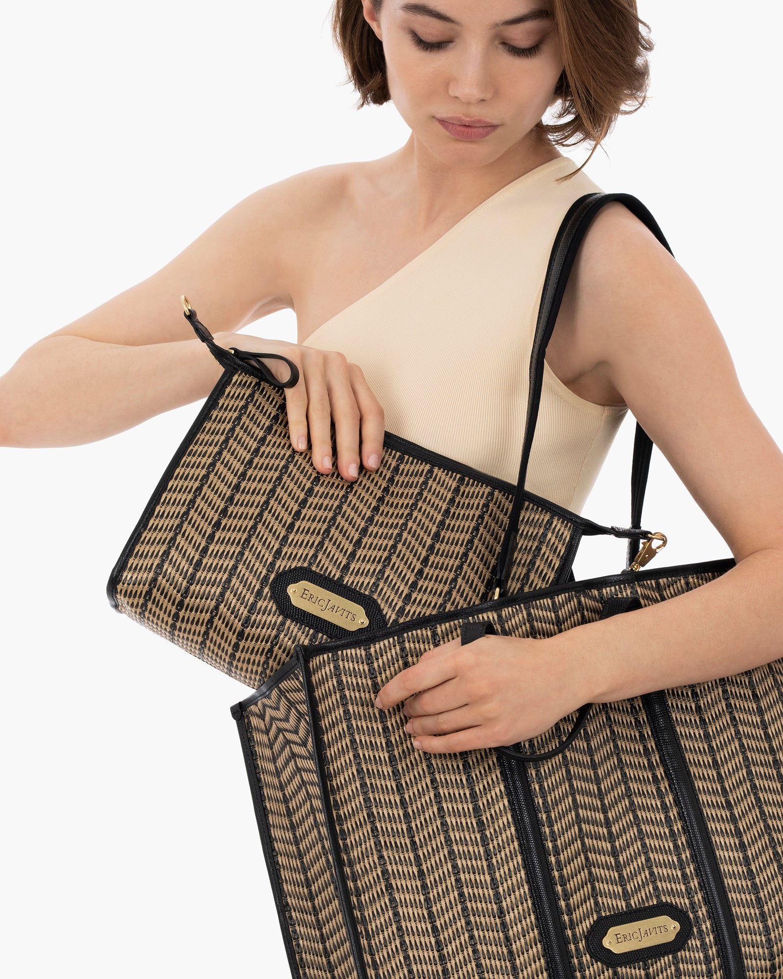 Palm Tote | Raffia Straw Bag | Eric Javits