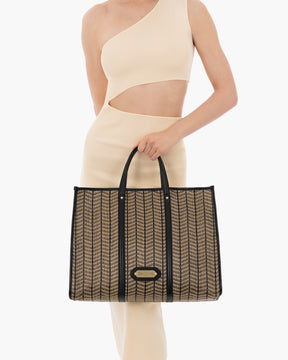 Palm Tote Black Mix Eric Javits