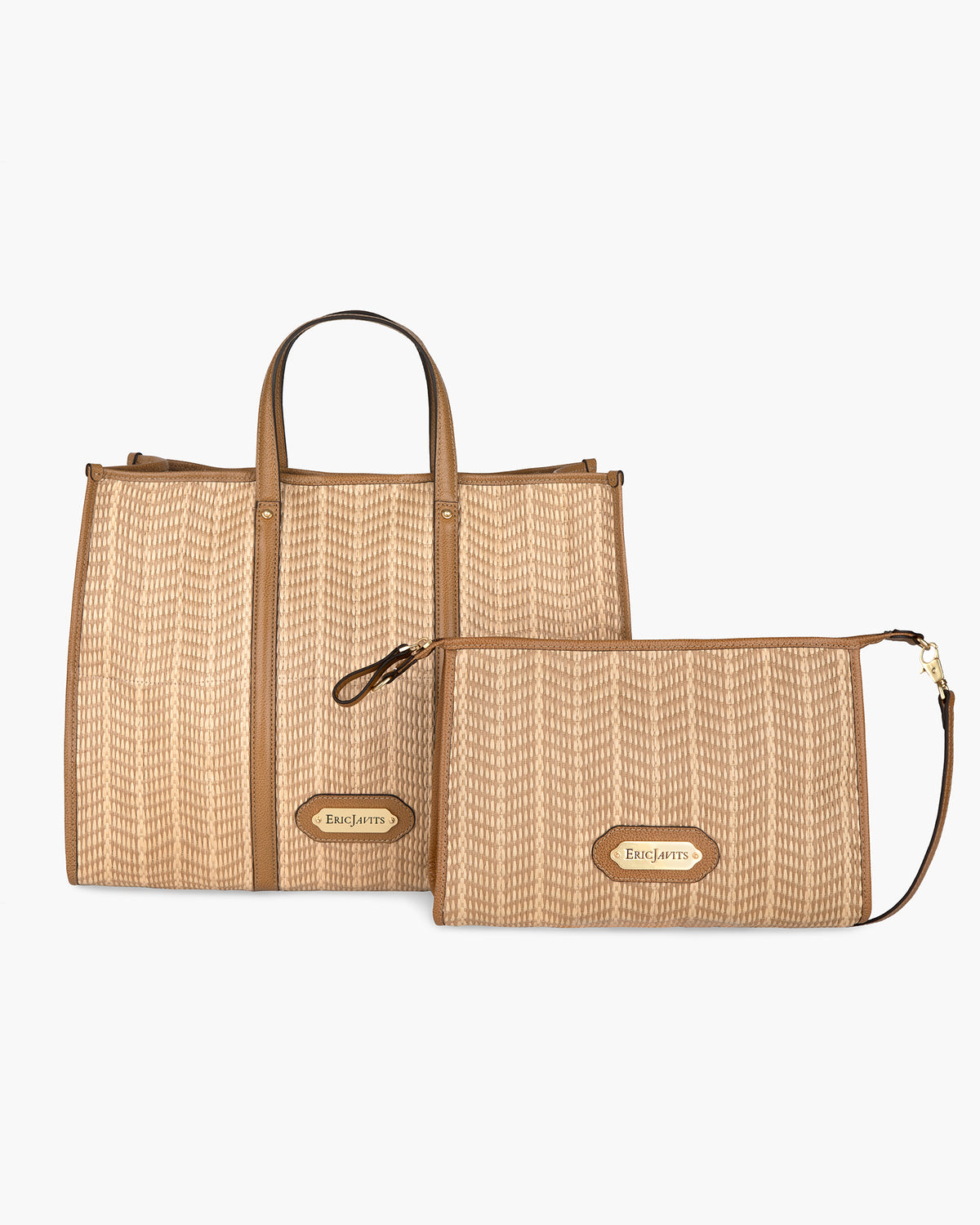 Palm Tote Peanut Eric Javits