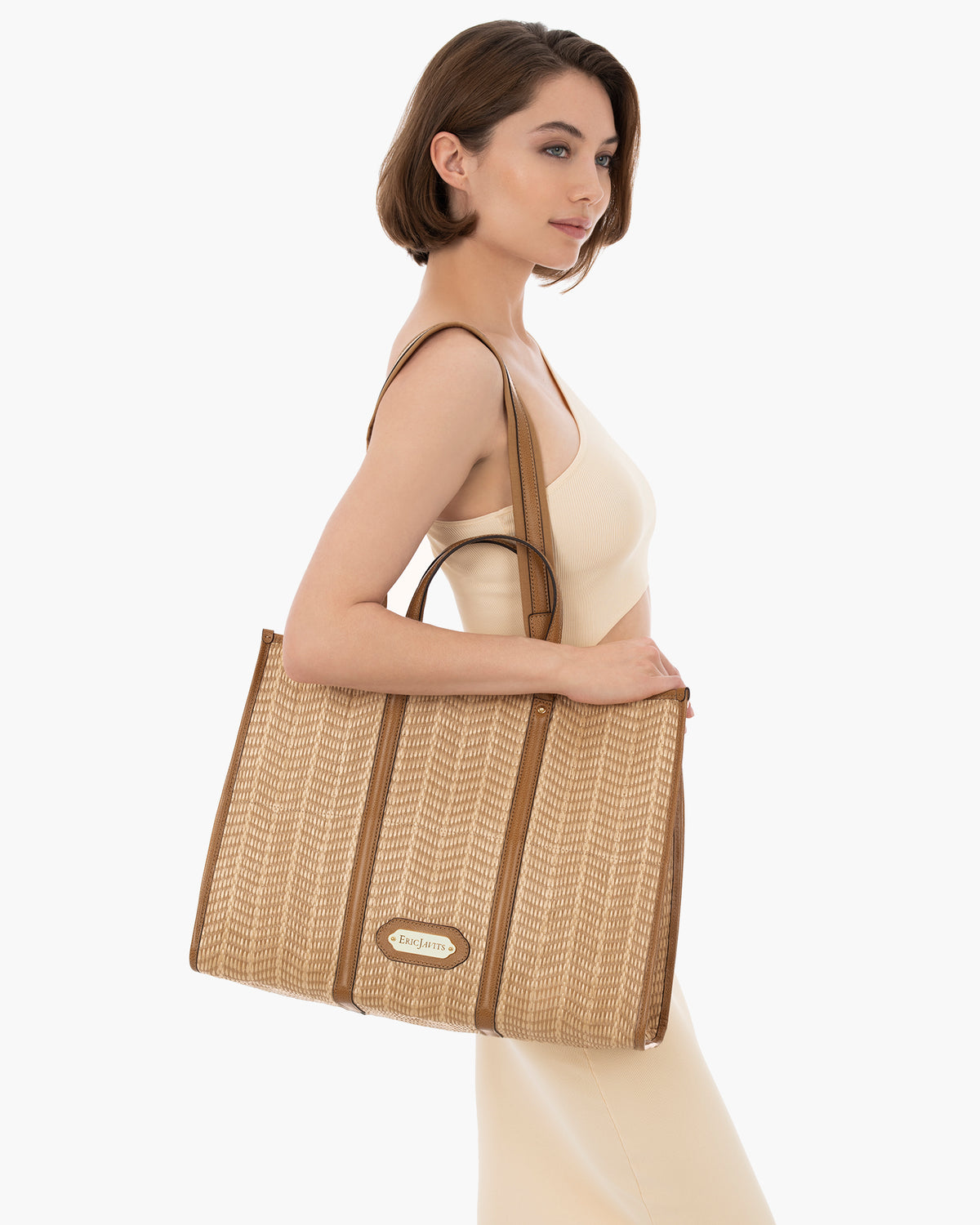 Palm Tote Peanut Eric Javits