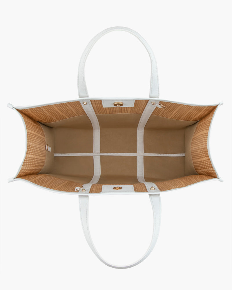 Palm Tote White Mix Eric Javits