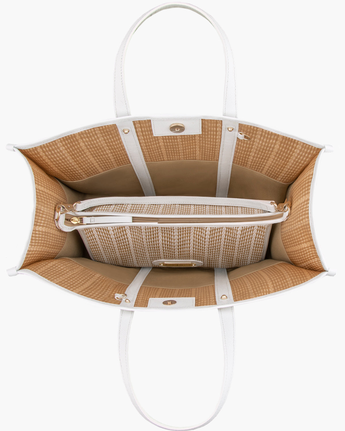 Palm Tote White Mix Eric Javits
