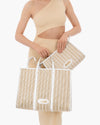 Palm Tote White Mix Eric Javits