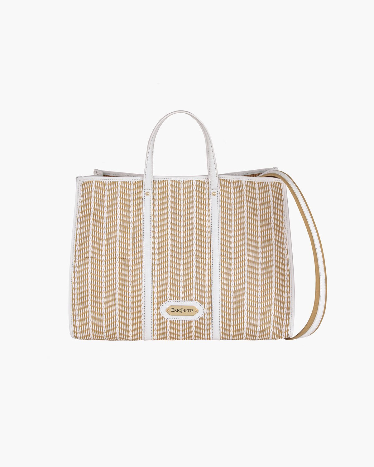 Palm Tote White Mix Eric Javits