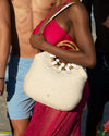 MY WAY STRAW BAG White Mix Eric Javits