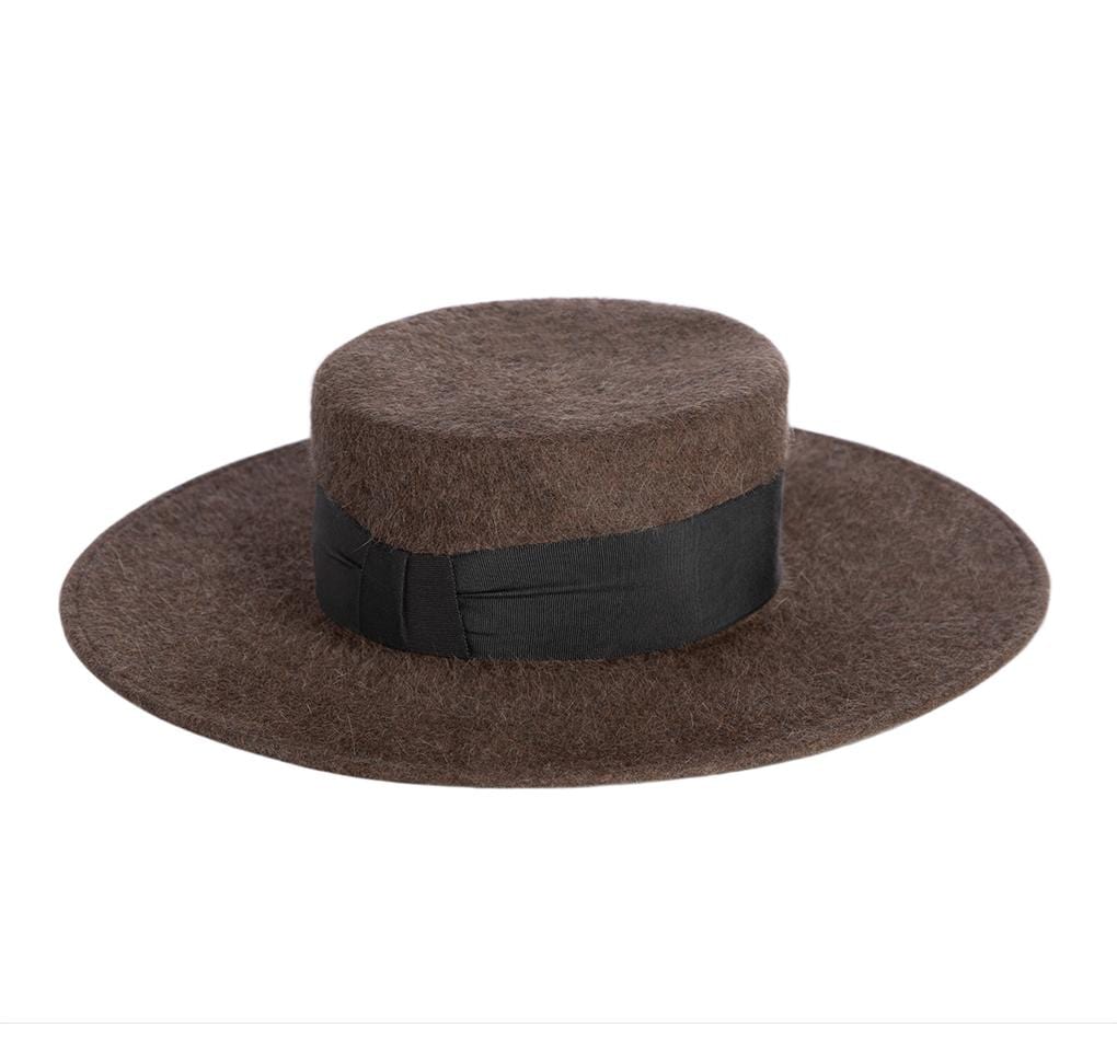 Eric Javits Women Hats Wool Gaucho Boater Hat