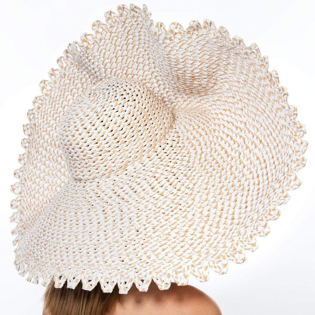 Eric Javits Women Hats Giant Shell White Mix