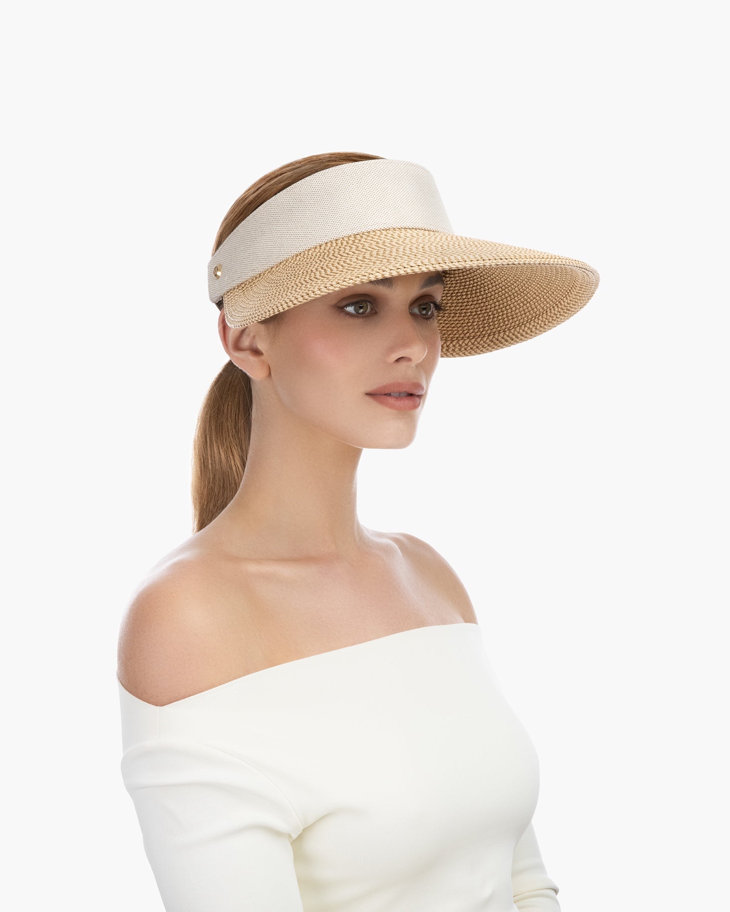 Arles Champ II Visor | Canvas Cotton Band | Eric Javits