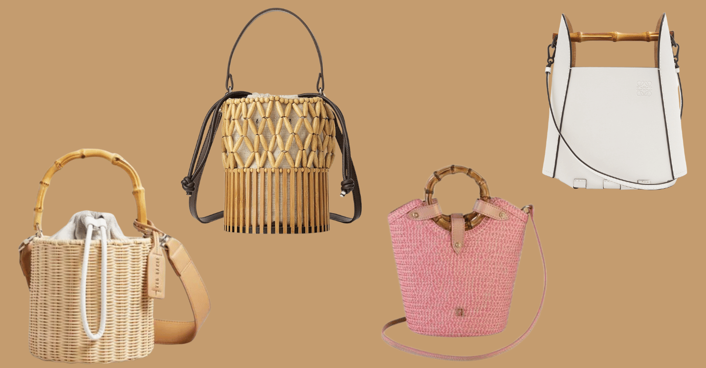 leather bucket bags